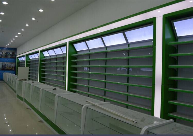 中联绿色药店处方柜货架